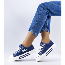 Navy sneakers Lee Cooper LCW-23-31-1803L blue 1