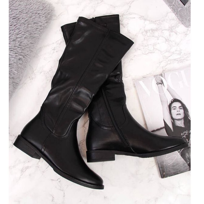 Jezzi W JEZ265 insulated flat-heeled boots, black 2 Jezzi W JEZ265 insulated flat-heeled boots, black 2