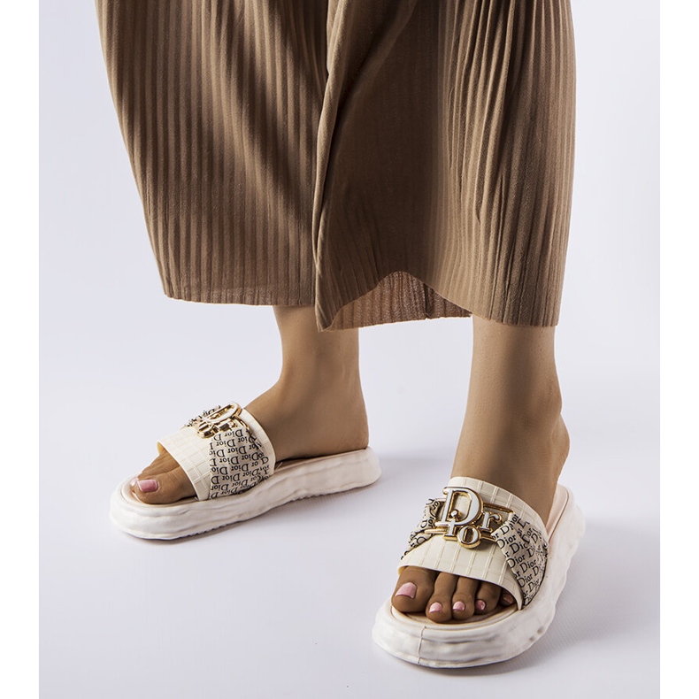 Beige rubber decorative slides from Bérard 1