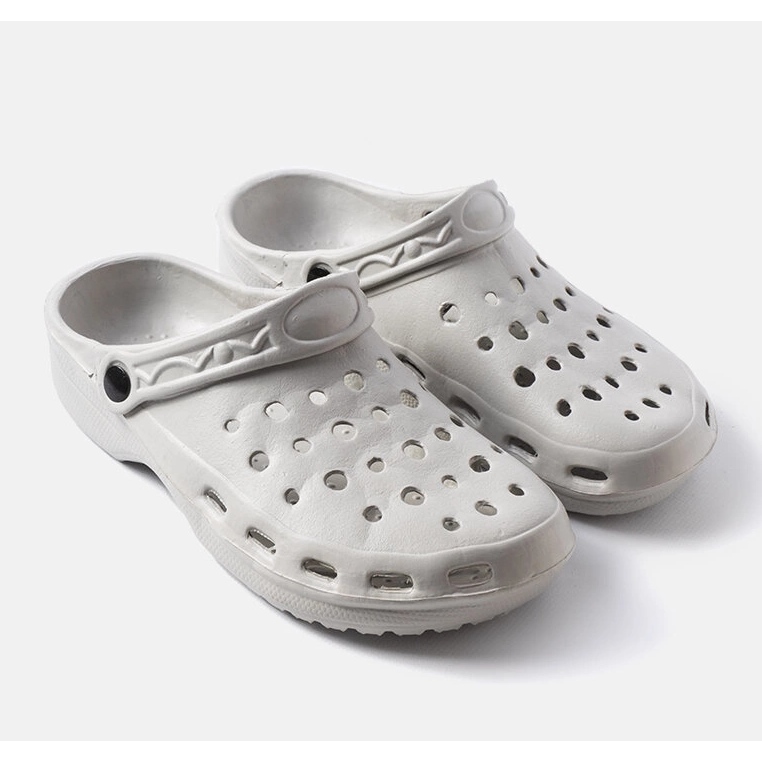 Inna Gray foam sandals from Hayes grey 1