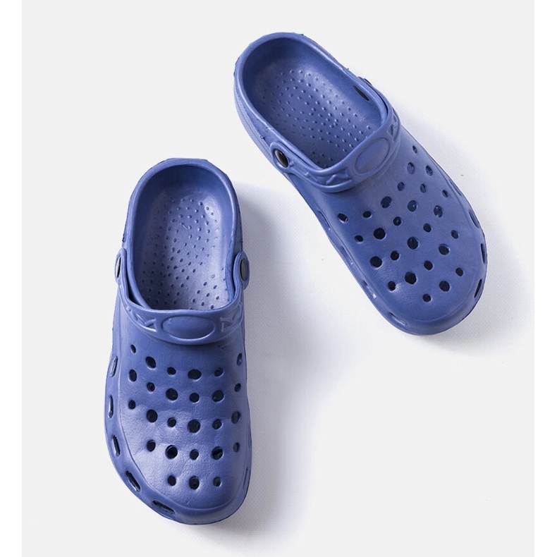 Inna Navy blue foam slide sandals from Hayes 1