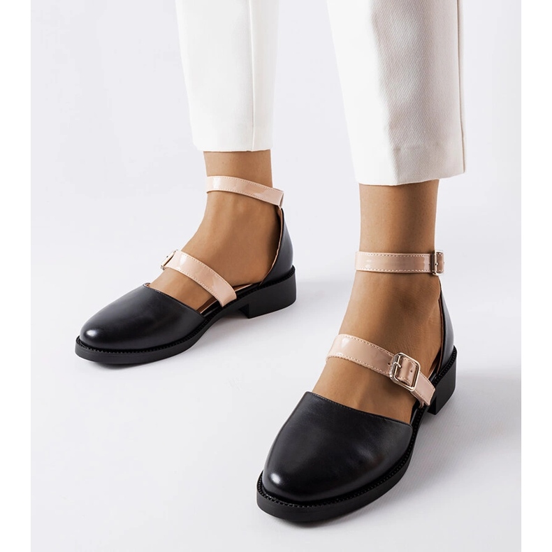 Black women's sandals from Josiane 1 Black women's sandals from Josiane 1