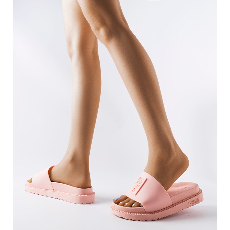 Pink Big Star slippers LL274425 1