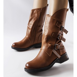 Brown boots with buckles from Bojle 1