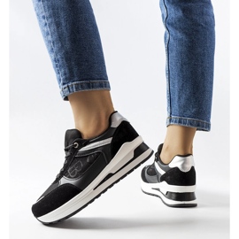 Inna Black sneakers with a Genovesee insert 1