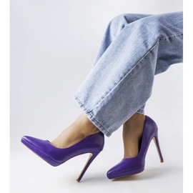 Kristin purple classic high heels violet 1 Kristin purple classic high heels violet 1