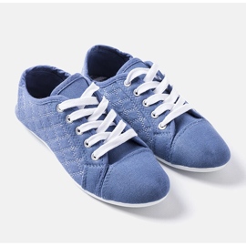 Ruby blue children's sneakers 1