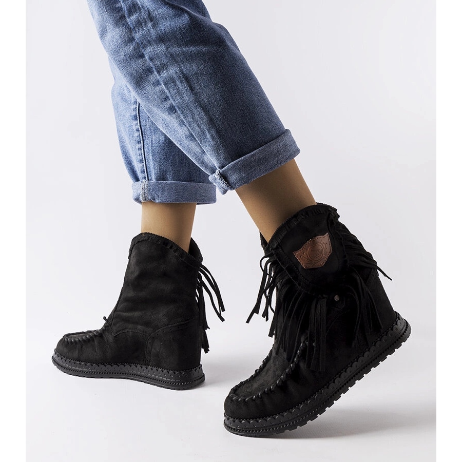 Minnetonka wedge boots sales