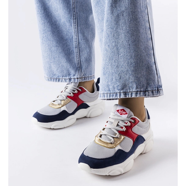 Lee Cooper gray sports sneakers grey 1