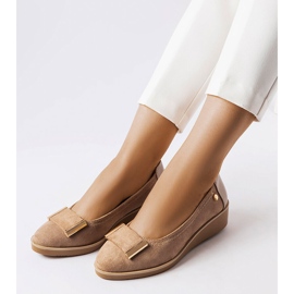 Inna Ballerinas with a leather footbed from Kajla black 1