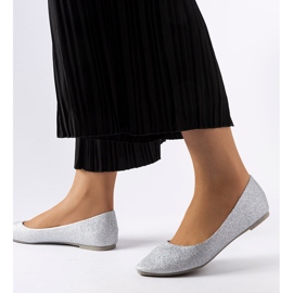 Inna Silver glitter ballerinas from Serinto 2 Inna Silver glitter ballerinas from Serinto 2