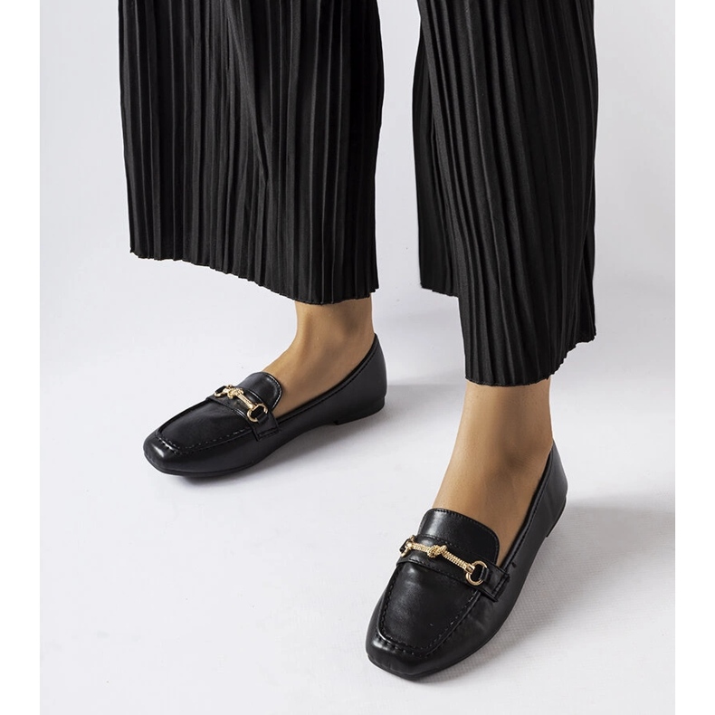 Black decorative loafers from Docherty 1