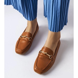Brown decorative loafers from Docherty 1