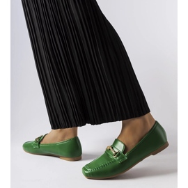 Green decorative loafers from Docherty 1