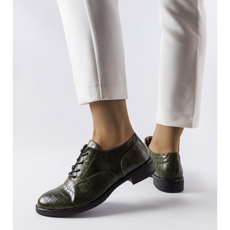Green brogues 1