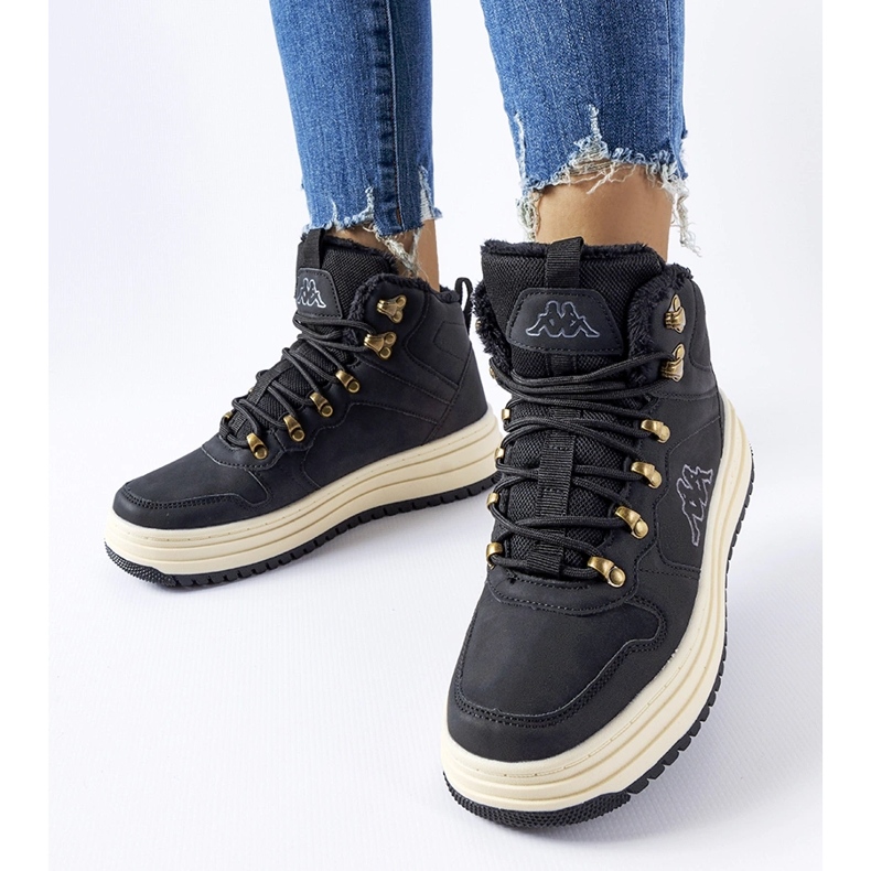 Kappa 243364 Tobin black insulated shoes 1