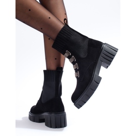 Women's Shelovet suede boots black 1 Women's Shelovet suede boots black 1