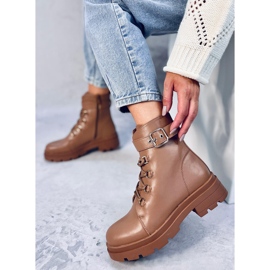 Military Pomona Camel boots beige 1