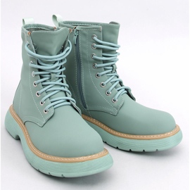 Peddy LT.GREEN lace-up ankle boots 1