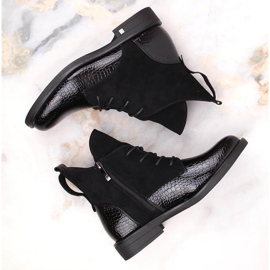 Black Crocodile insulated boots for women Potocki 1 Black Crocodile insulated boots for women Potocki 1