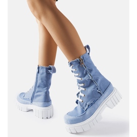 Blue insulated Crispiero boots 1