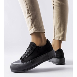 BM Black platform sneakers from Agathe 2