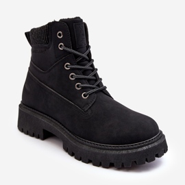 Women's Insulated Boots Black Cross Jeans MM2R4012C 1