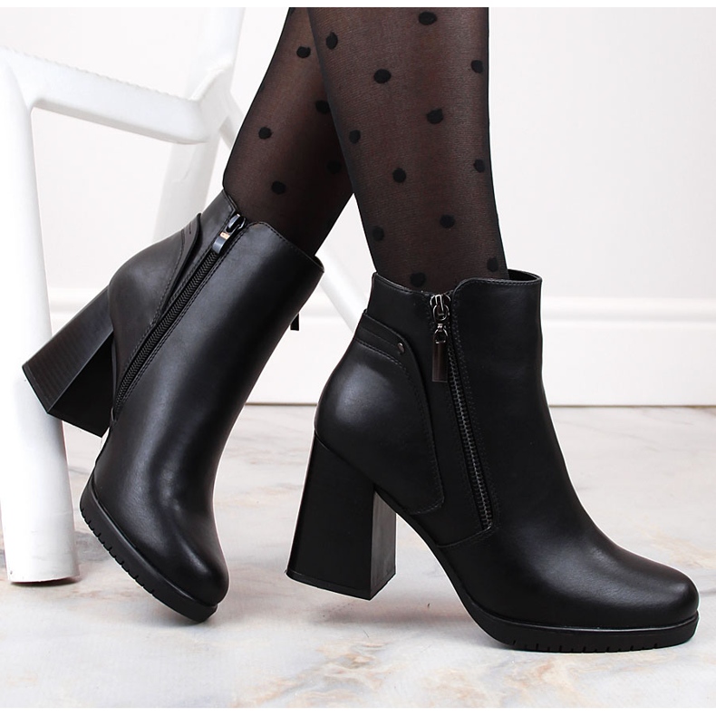 Women's insulated black ankle boots by Sergio Leone BT323 1 Women's insulated black ankle boots by Sergio Leone BT323 1