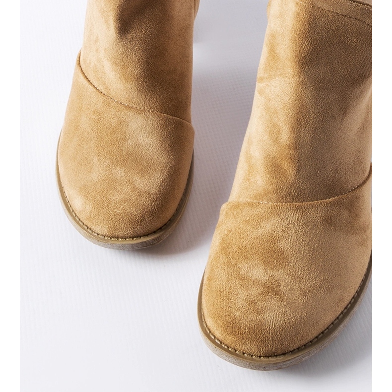 Beige ankle boots with cutouts Artemisia 1 Beige ankle boots with cutouts Artemisia 1