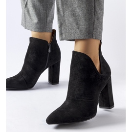 Black elegant ankle boots Willow 1