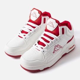 White and red unisex shoes Kappa 243316 Jonscha 1