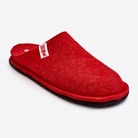 Classic Women's Slippers Big Star KK276012 Red 1