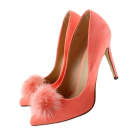 Pins with a pompom of ZJ-06 Orange cans pink 2