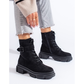 Black women's bags on a thick Shelovet sole 1 Black women's bags on a thick Shelovet sole 1