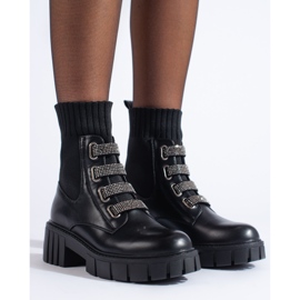 Ladies' black boots 1