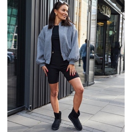 Black insulated Custonaci snow boots 1