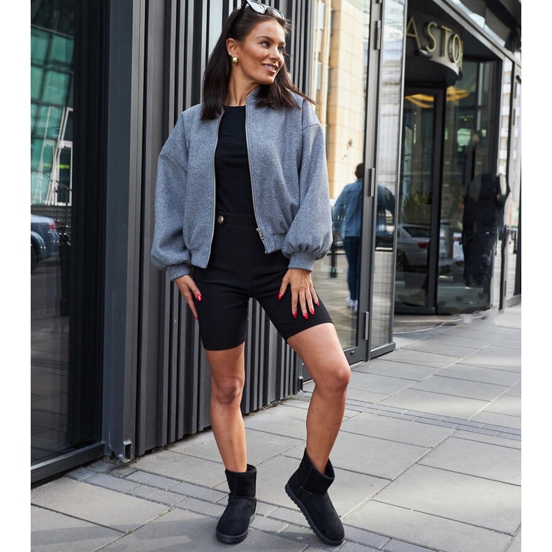 Black insulated Custonaci snow boots 1