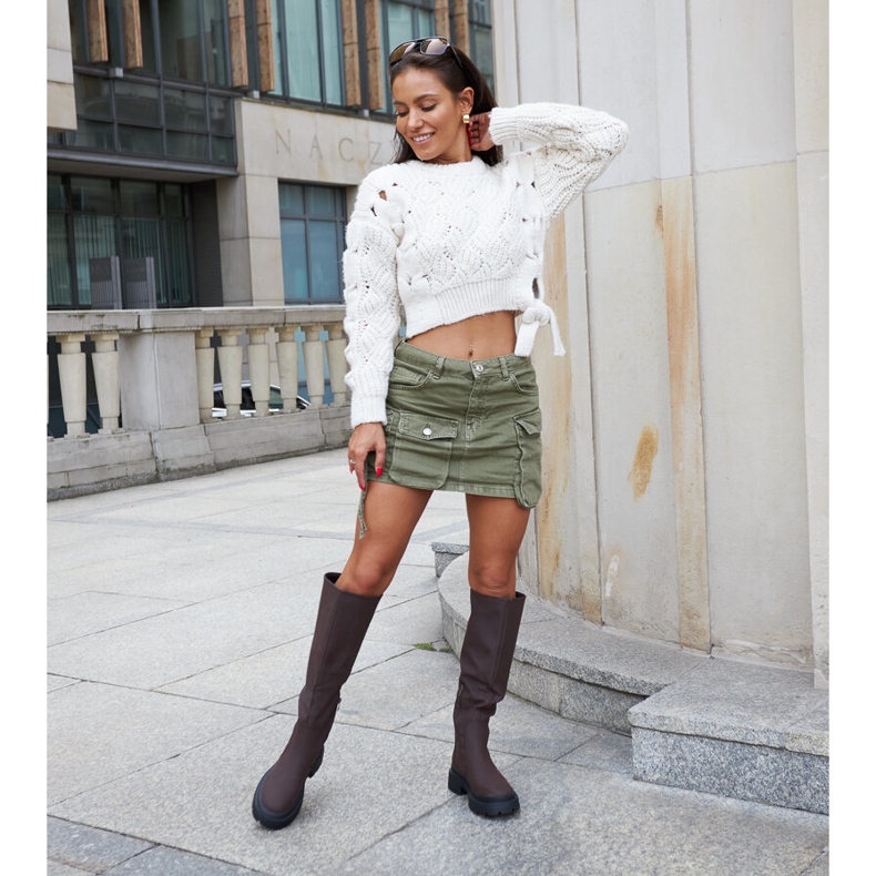 Brown matte classic Edwards boots 1