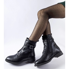 Kalamazoo black patent boots 1