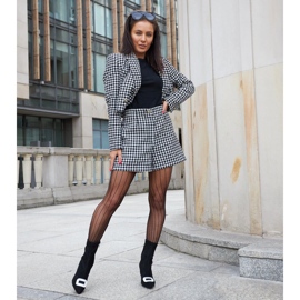 Black ankle boots decorated with Agatino zircons 1
