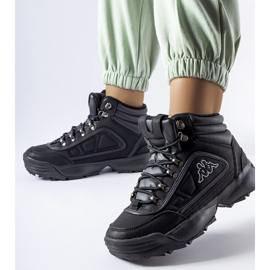 Black high warm Kappa 242968 Shivoo shoes 1