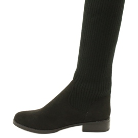 M.Daszyński Women's ribbed boots SA62-58 black boots 5 M.Daszyński Women's ribbed boots SA62-58 black boots 5