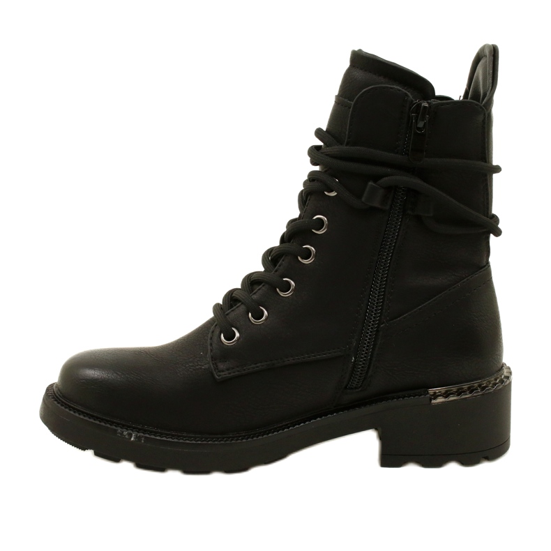 Evento Women's high boots with a zipper black 21bt35-4226 2