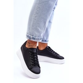 Women's Classic Sports Shoes Black and White 3