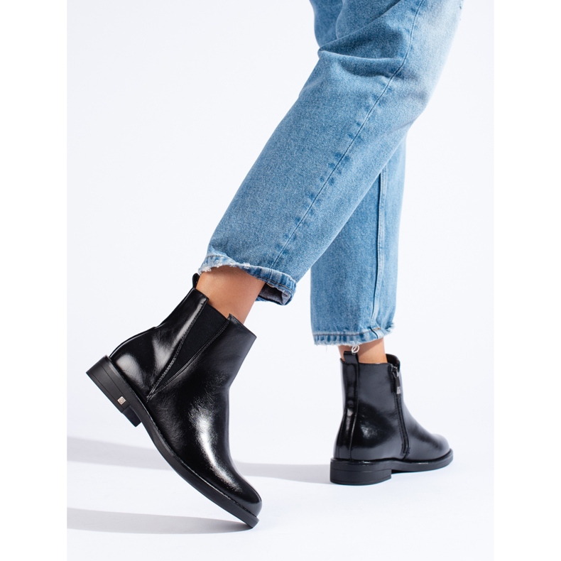 W. Potocki Black women's Chelsea boots from Potocki 1