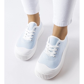 Blue Collepepe platform sneakers 1