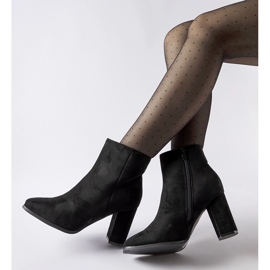 Black Torricelli high-heeled ankle boots 1