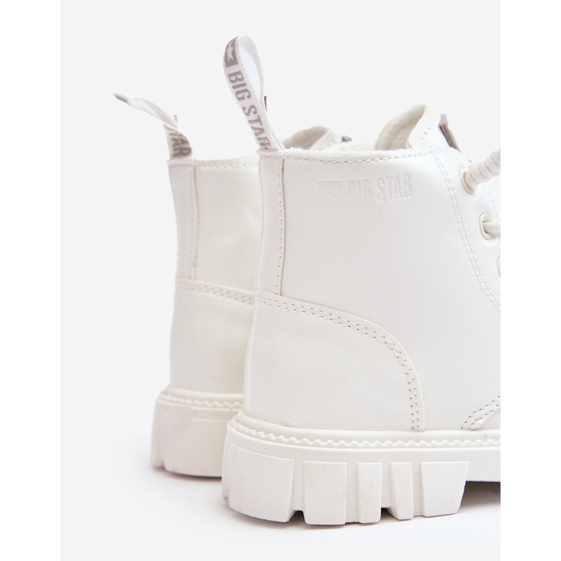 Insulated Patent Children's Boots Big Star MM374142 White 1