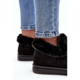 Black Pilani Women's Low Snow Boots With Fur 1