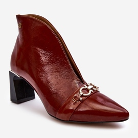Leather Ankle Boots Maciejka 05262-02 Brown 1